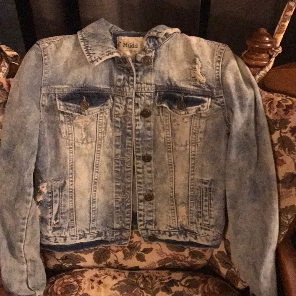 NWOT Mudd Jean Jacket Juniors Size XS